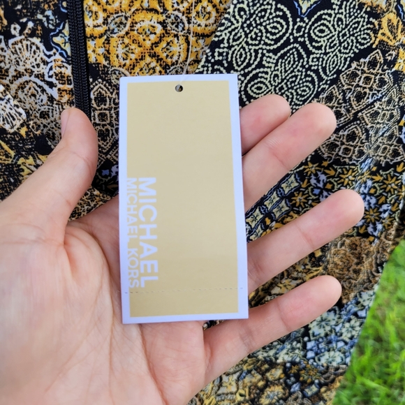 MICHAEL Michael Kors | Dress | Yellow Print | Medium | New with Tag ! - Picture 8 of 10